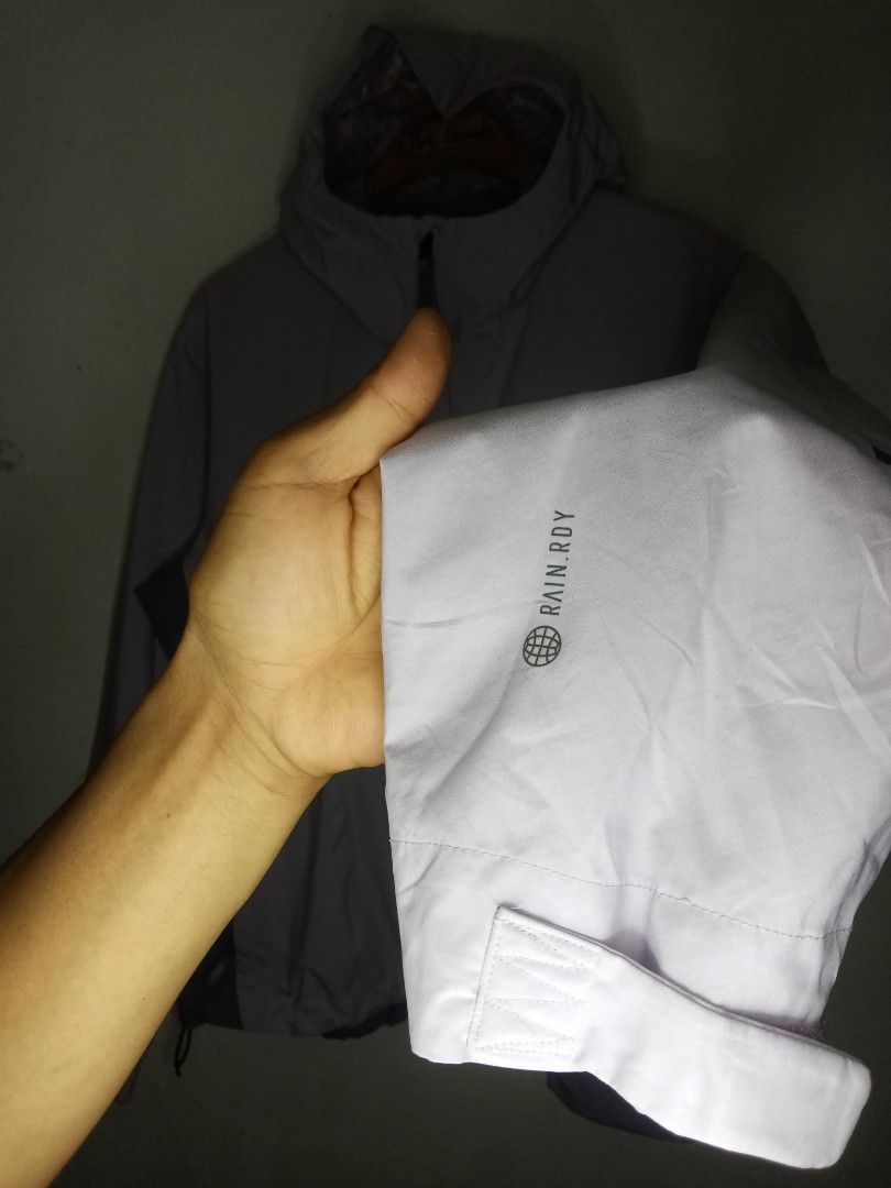 Adidas Terrex rain.rdy Hooded Jacket XL (Category: Coats, Jackets and Outerwear) located in Tanay. Submitted by jrgoods (Listing ID 1444265494, Image 3). Description: ADlDAS TERREX RAIN.DRY windbreaker Fits medium to large Dimes: 23.5/27-28 Excellent to new condition 950+ship Tanay Rizal location Shipping Nationwide - Size: XL - RAIN.RDY technology for water resistance - Two-tone design: Light Purple & Grey - Hooded for extra protection - Ideal f
