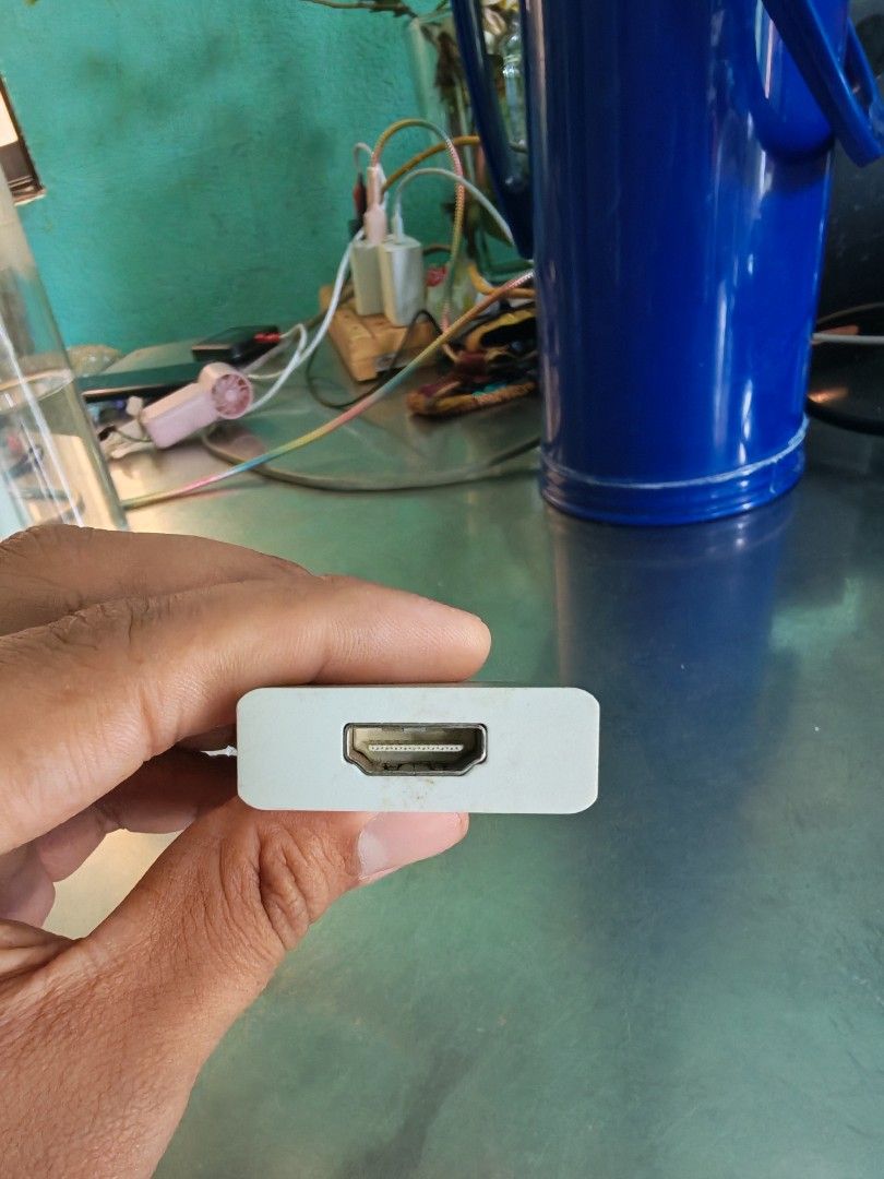 AD-LINK USB-C to HDMI Adapter Converter (Category: Cables & Adaptors) located in Carmona. Submitted by tech_hub_cavite (Listing ID 1444176606, Image 2). Description: - AD-LINK USB-C to HDMI Adapter - Connects USB-C devices to HDMI displays - Compatible with laptops, phones, and tablets supporting USB-C video output - Plug and play, no drivers required - Sleek silver aluminum casing - Compact and portable design - Ideal for presentations and watch