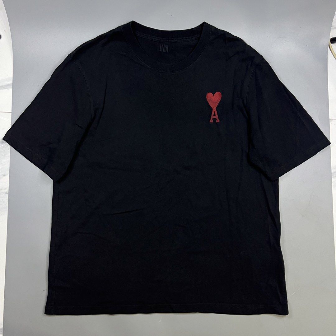 Ami Paris - Black Dyed Shirt Tee (Category: Tshirts & Polo Shirts ) located in Paranaque City. Submitted by millennial_goodz (Listing ID 1444273442, Image 1). Description: WTS Ami Paris - Black Dyed Shirt Tee Size Medium fit Dimensions: 22" / 28" Excellent condition Flaw: Cut maintag only Authentic P1,499 only DM.