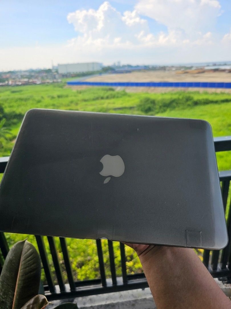 Apple MacBook Air (Category: Laptops & Notebooks) located in Manila. Submitted by jlesterm (Listing ID 1444227033, Image 1). Description: MacBook Air. Personally used for schoolwork. Normal light scratches due to usage. Always with a case, screen protector, and keyboard jelly. Original charger included. Negotiable..