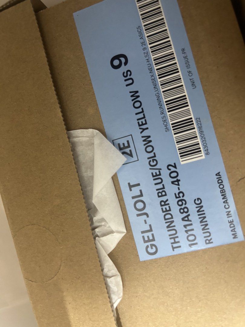 Asics gel jolt running shoes US 9 US 10 (Category: Sneakers) located in Singapore. Submitted by s3mp1ternal (Listing ID 1444144819, Image 3). Description: Brand New! Available in both sizes: US 9 US 10 .