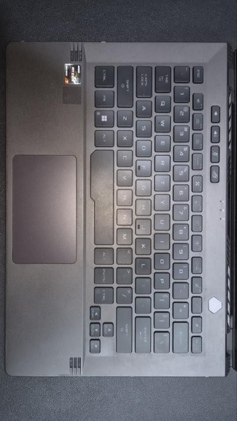 ASUS ROG Zephyrus G14 Gaming Laptop (Category: Laptops & Notebooks) located in Pasig City. Submitted by thrifters_anonymous (Listing ID 1444230571, Image 3). Description: -Processor AMD Ryzen 7 5800HS (8 Cores, 16 Threads, up to 4.4GHz) -GPU NVIDIA GeForce RTX 3050 Laptop GPU (4GB GDDR6) -RAM16GB DDR4-3200 (8GB soldered + 8GB SO-DIMM) -Storage512GB PCIe NVMe M.2 SSD -Display14-inch FHD (1920 x 1080) IPS-level, 144Hz, 100% sRGB -Battery76WHrs, 4S1