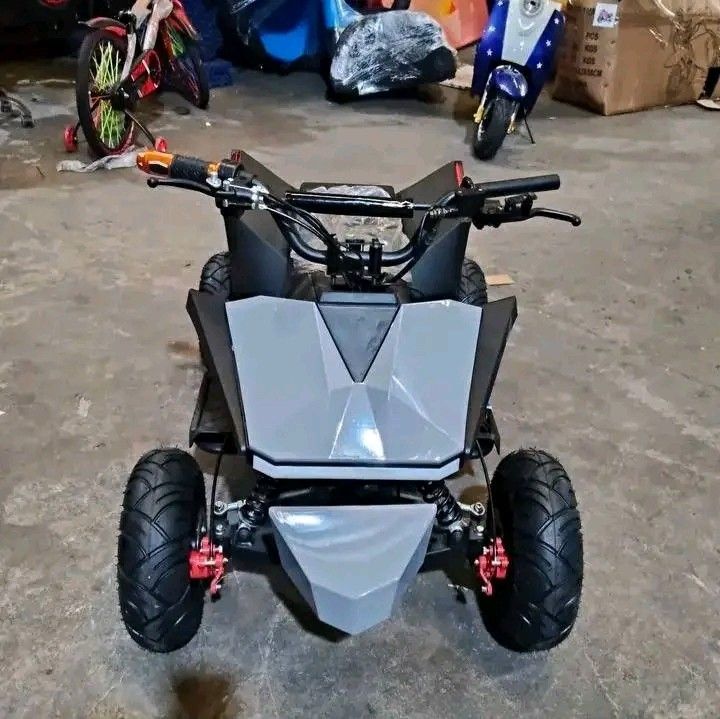 Atv mini tesla (Category: Motorbikes for Sale) located in Manila. Submitted by minidivisoria (Listing ID 1444294787, Image 2). Description: 🌼ATV MINI TESLA 🍁BLUE 🍁GRAY 🍁GREEN 🍁BLACK 🍁◾48V X 20AMP ◾KEYS ◾ON/OFF SWITCH ◾THROTTLE DRIVE ◾HIGH, MEDIUM and LOW SPEEDS ◾DRIVE/REVERSE MODE ◾HAND BRAKES ◾DISC BRAKE ◾TUBELESS 3 X 4 ◾RIM #7 ◾SERIES TAILLIGHTS See less.