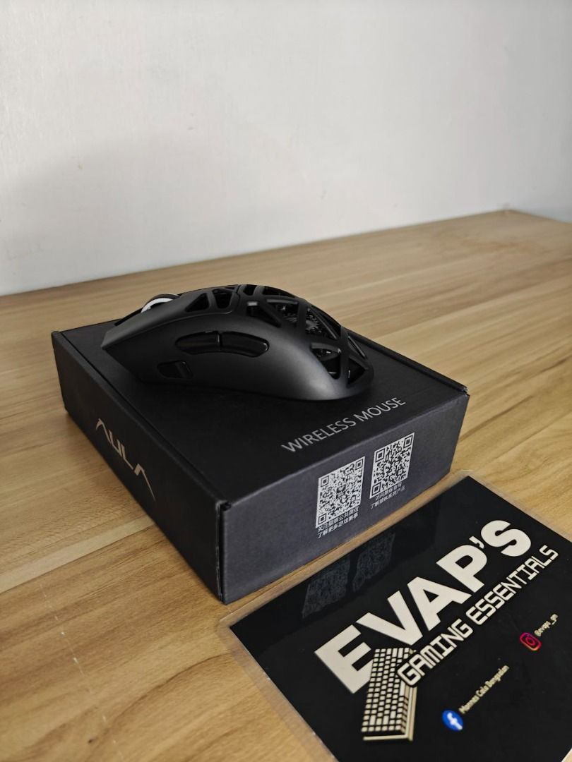 Aula SC620 - Black (Tri-Mode) (Category: Mouse & Mousepads) located in Bugallon. Submitted by evaps_gm (Listing ID 1444178166, Image 3). Description: Aula SC620 - Black (Tri-Mode) Price: ₱895 (₱2,289 SRP) SPECS: • PixArt PAW3311 Sensor • 1000Hz Polling Rate • Customizable RGB Lighting • Tri-Mode (BT/2.4G/USB-C) • Customizable Fire Button • 67g Honeycomb Shell Lightweight Design • 400mAh Battery • 800 - 12000 DPI • With Software Support What's ins