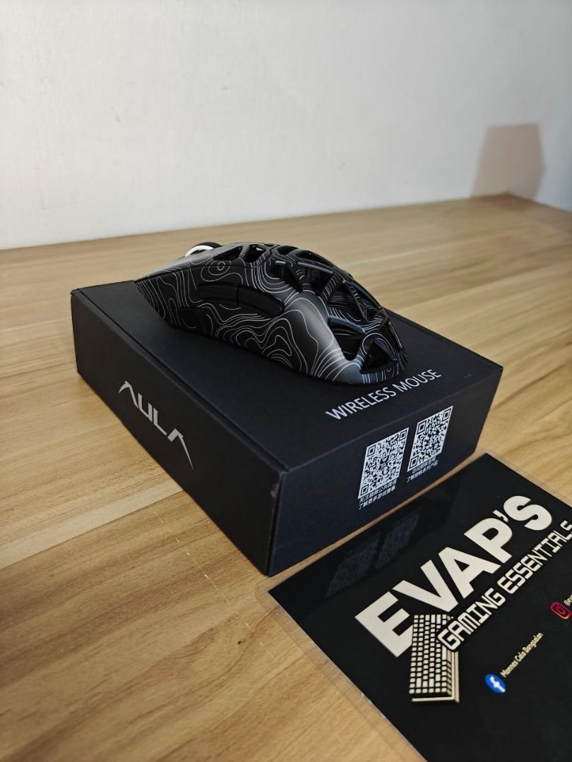 Aula SC620 - Black Contour (Tri-Mode) (Category: Mouse & Mousepads) located in Bugallon. Submitted by evaps_gm (Listing ID 1444178678, Image 3). Description: Aula SC620 - Black Contour (Tri-Mode) Price: ₱945 (₱2,549 SRP) SPECS: • PixArt PAW3311 Sensor • 1000Hz Polling Rate • Customizable RGB Lighting • Tri-Mode (BT/2.4G/USB-C) • Customizable Fire Button • 67g Honeycomb Shell Lightweight Design • 400mAh Battery • 800 - 12000 DPI • With Software Su