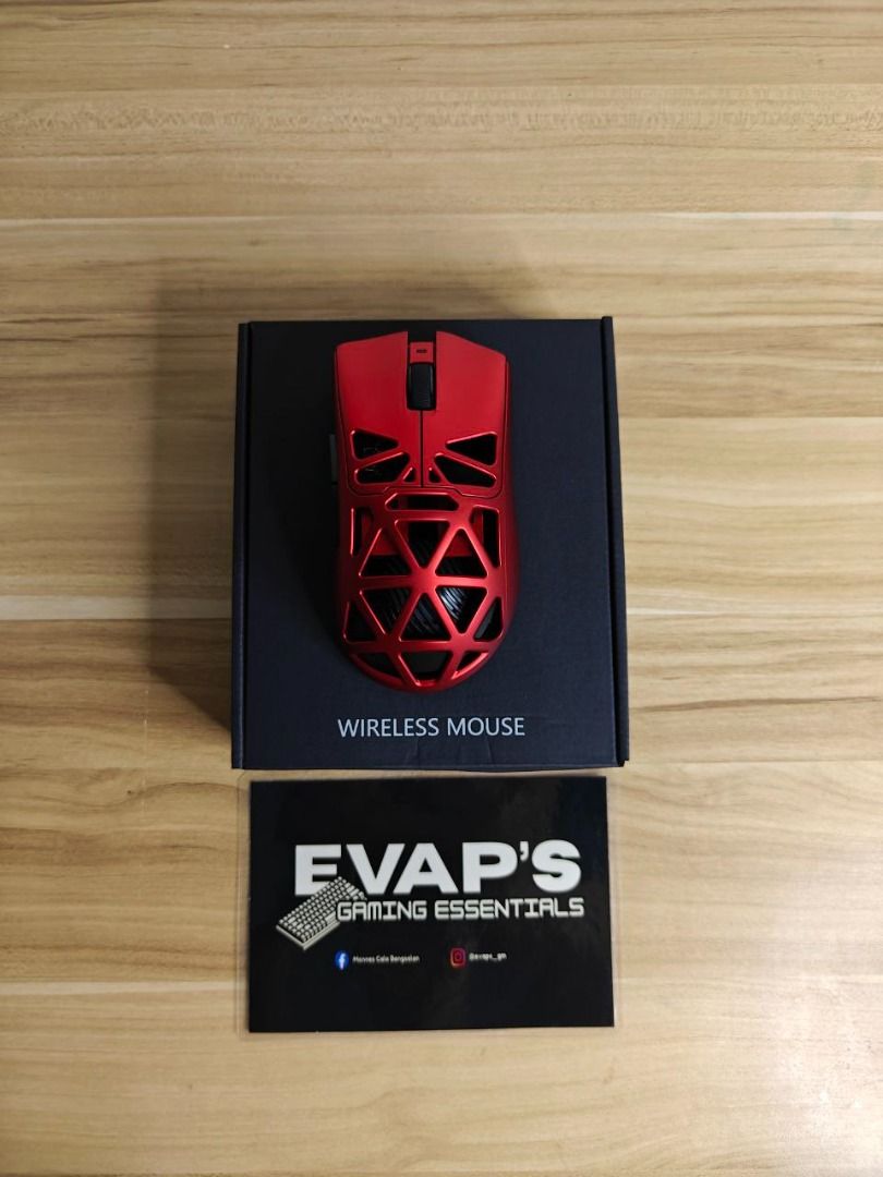 Aula SC620 - Star Wars Red (Tri-Mode) (Category: Mouse & Mousepads) located in Bugallon. Submitted by evaps_gm (Listing ID 1444179702, Image 1). Description: Aula SC620 - Star Wars Red (Tri-Mode) Price: ₱995 (₱2,789 SRP) SPECS: • PixArt PAW3311 Sensor • 1000Hz Polling Rate • Customizable RGB Lighting • Tri-Mode (BT/2.4G/USB-C) • Customizable Fire Button • 67g Honeycomb Shell Lightweight Design • 400mAh Battery • 800 - 12000 DPI • With Software Su