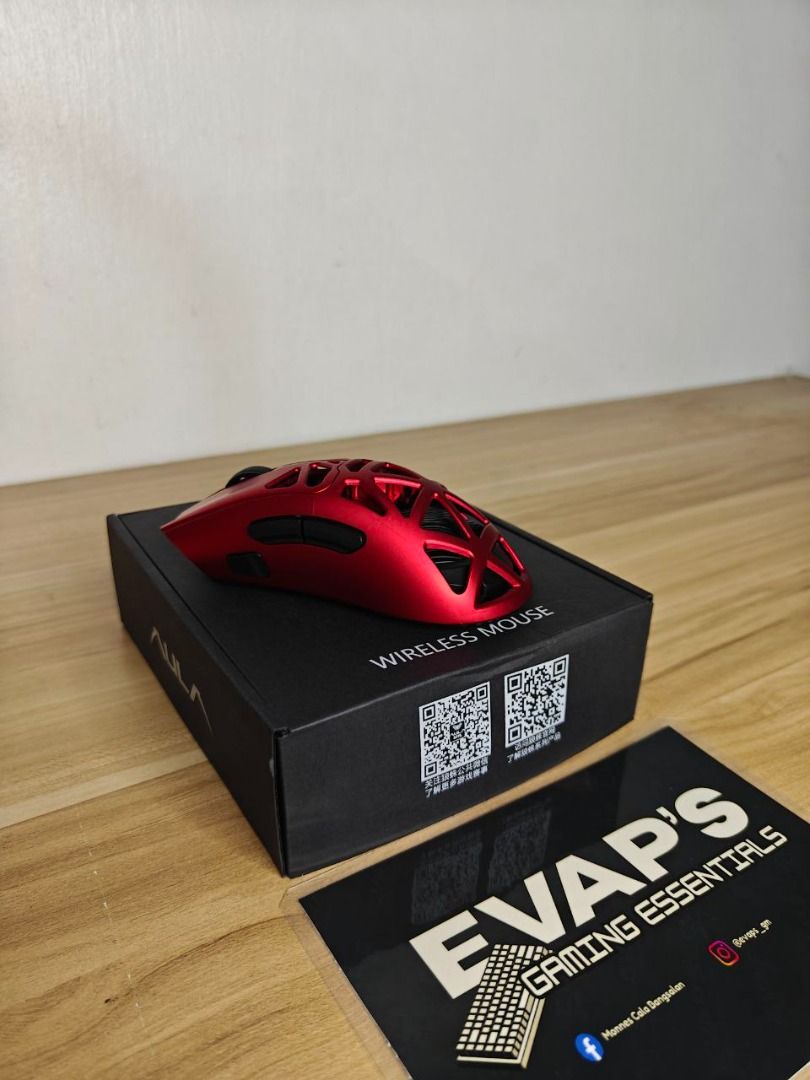 Aula SC620 - Star Wars Red (Tri-Mode) (Category: Mouse & Mousepads) located in Bugallon. Submitted by evaps_gm (Listing ID 1444179702, Image 3). Description: Aula SC620 - Star Wars Red (Tri-Mode) Price: ₱995 (₱2,789 SRP) SPECS: • PixArt PAW3311 Sensor • 1000Hz Polling Rate • Customizable RGB Lighting • Tri-Mode (BT/2.4G/USB-C) • Customizable Fire Button • 67g Honeycomb Shell Lightweight Design • 400mAh Battery • 800 - 12000 DPI • With Software Su