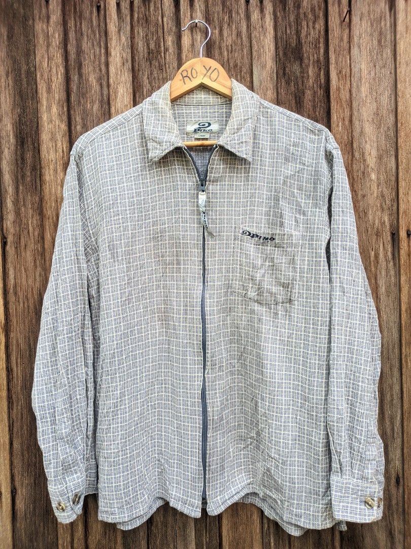 Authentic Vintage Piko Japan checked zip up jacket size L (Category: Coats, Jackets and Outerwear) located in Kapalong. Submitted by hashhthrift (Listing ID 1444192668, Image 1). Description: issue need wash only in good condition complete tags made in Japan measurements: 22x26 back 27.