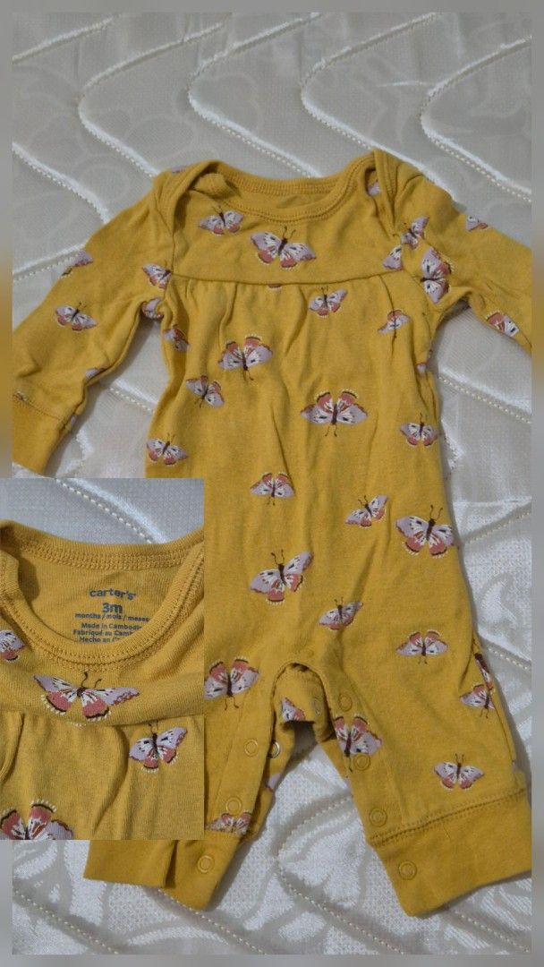 Baby Girl Long Sleeve Romper/Pyjamas (Category: Babies & Kids Fashion) located in Kuala Lumpur. Submitted by normizs (Listing ID 1444272956, Image 3). Description: various brand sleepwear for baby girl. RM5 each. Add RM8 for postage..