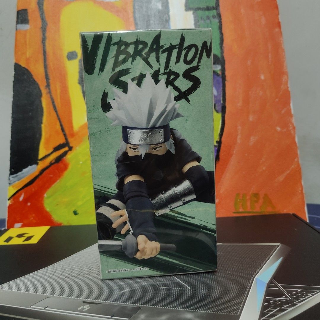 Bandai Naruto Vibration Stars Hatake Kakashi Figure (Category: Figurines & Statues) located in Quezon City. Submitted by patric1218 (Listing ID 1444280786, Image 2). Description: - Naruto Vibration Stars figure - Featuring Hatake Kakashi - From Bandai Spirits - Part of the 20th Anniversary Collection - Depicts Kakashi in an action pose - Ideal collectible for any Naruto fan.