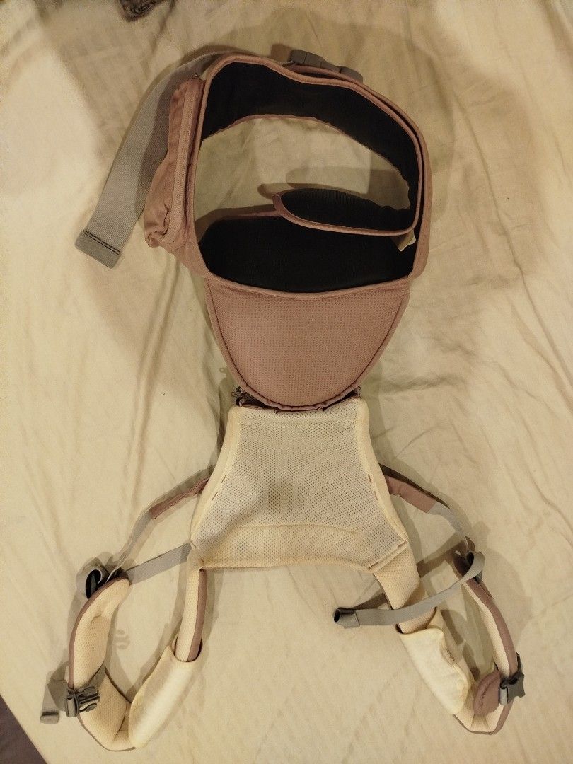 Bebear Mesh Plus Hip Seat Carrier (Category: Carriers & Slings) located in Paranaque City. Submitted by kaceys_closet (Listing ID 1444132707, Image 2). Description: - ORIGINAL PRICE Php 4,000 - Versatile with multiple carrying positions for baby's comfort and parent's ease. - Features padded shoulder straps and waistband for maximum comfort during extended wear. - Includes a breathable mesh panel to keep both parent and baby cool. - Ideal for kee
