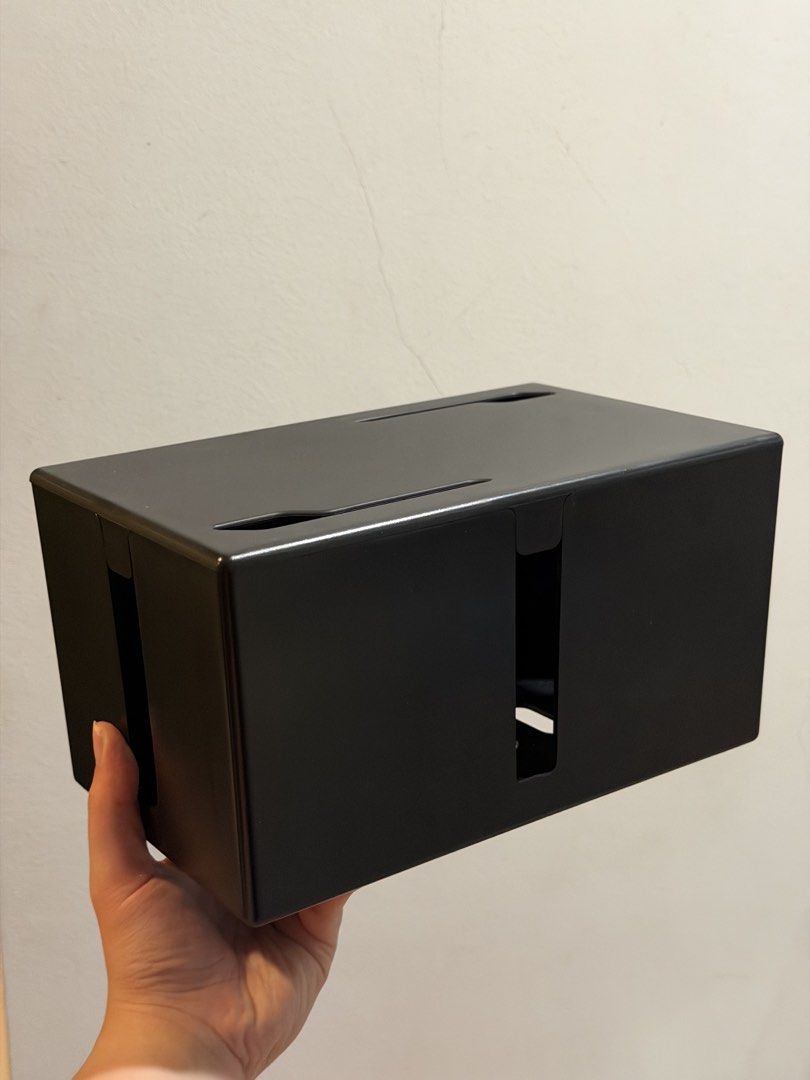 Black Cable Management Box484051690120161280