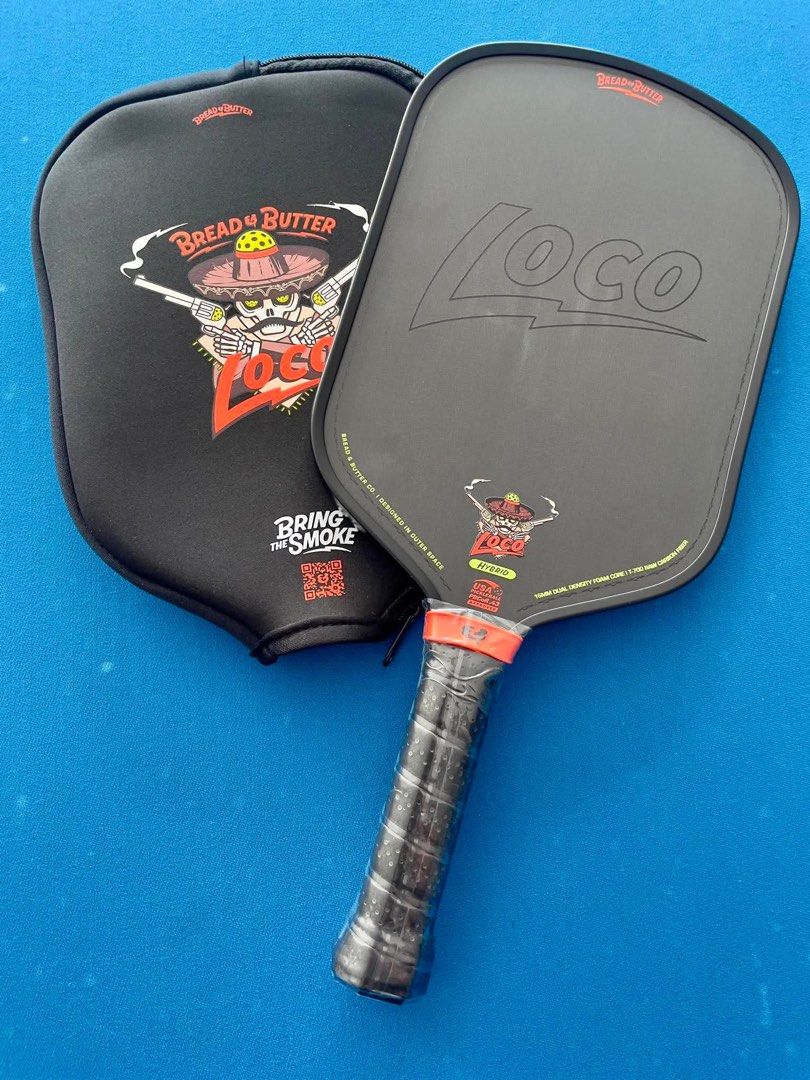 Bread & Butter LOCO Pickleball Paddle (Category: Racket and Ball Sports) located in Manila. Submitted by a_raine (Listing ID 1444283824, Image 2). Description: ✔️16mm Dual Density Foam Core ✔️T700 Raw Carbon Fiber ✔️USA Pickleball Approved Pre-Order Promo Price!! Negotiable if sure buyer.