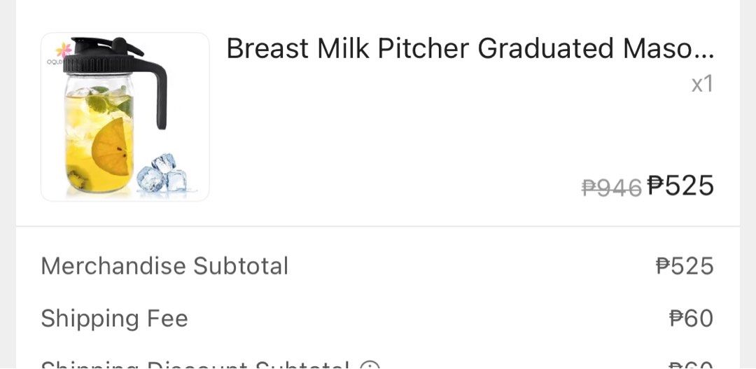 Breastmilk Glass Pitcher (Category: Breastfeeding & Bottle Feeding) located in Davao. Submitted by mheann8 (Listing ID 1444226147, Image 3). Description: Hindi nagamit rfs: declutter.
