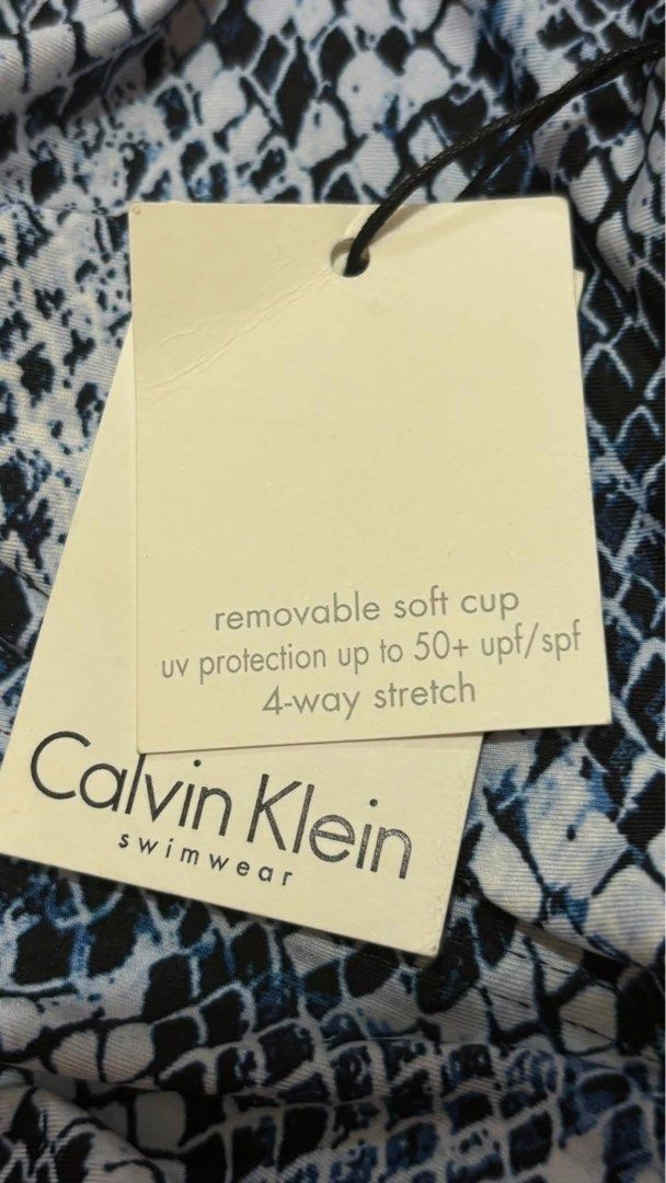 Calvin Klein halter-neck tankini top (Category: Bikinis & Swimsuits) located in Nagcarlan. Submitted by czyrah (Listing ID 1444262664, Image 3). Description: Large on tag.