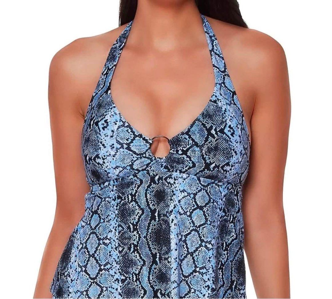 Calvin Klein halter-neck tankini top (Category: Bikinis & Swimsuits) located in Nagcarlan. Submitted by czyrah (Listing ID 1444262664, Image 1). Description: Large on tag.