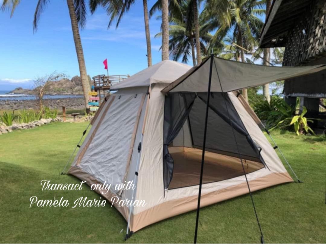 Camping Gears Set (Category: Hiking & Camping) located in Las Pinas. Submitted by phamyyy15 (Listing ID 1444188648, Image 3). Description: FOR SALE: Brandnew Camping Set for Php 2,500 ✨ Inclusion: ✅ Automatic Tent (3-4 Pax) ✅ 3m x 3m Awning Canopy ✅ Inflatable Pillow ✅ Rechargeable Light ✅ 3M LED String Light 📍Las Piñas/Parañaque.
