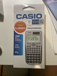 Casio fx-3650PII Scientific Calculator Super-FX PLUS496142156321925120