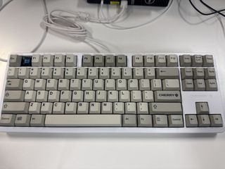 Cherry 87-Key Keyboard with Blue Switches