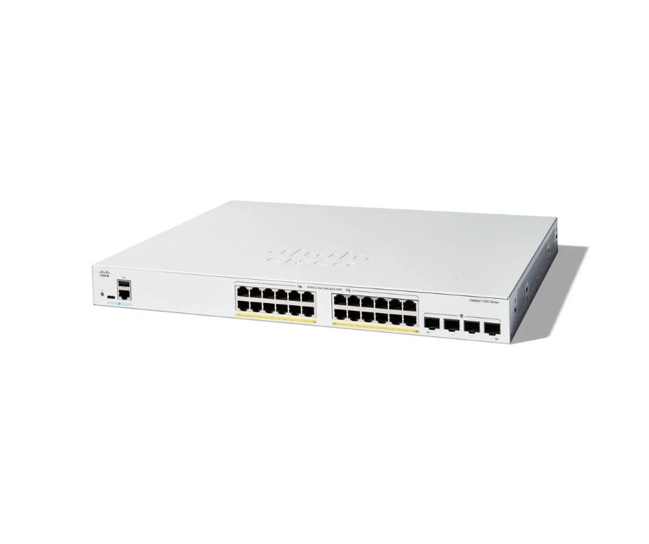 Cisco Catalyst C1300-24FP-4X Managed Switch (Category: Networking) located in Caloocan City. Submitted by wildowl.a9e81b (Listing ID 1444185891, Image 1). Description: Cisco Catalyst C1300-24FP-4X Managed Switch Price: ₱132,500.00 (VAT Inclusive) Availability: Limited Stocks Available Warranty: Limited Lifetime Warranty General Specifications: 24 × Gigabit Ethernet Full PoE Ports 4 × 10G SFP+ Uplink Ports Layer 2 Managed Switch Enterprise-Class S