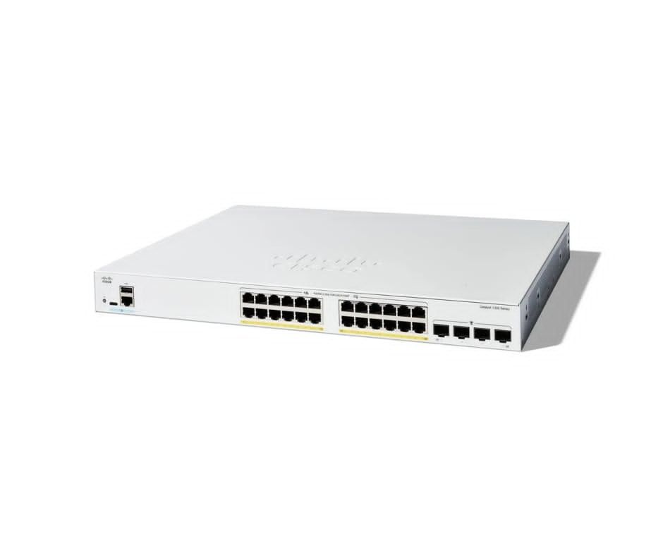 Cisco Catalyst C1300-24FP-4X Managed Switch (Category: Networking) located in Caloocan City. Submitted by exomanila-83006 (Listing ID 1444192801, Image 1). Description: Cisco Catalyst C1300-24FP-4X Managed Switch Price: ₱132,500.00 (VAT Inclusive) Availability: Limited Stocks Available Warranty: Limited Lifetime Warranty General Specifications: 24 × Gigabit Ethernet Full PoE Ports 4 × 10G SFP+ Uplink Ports Layer 2 Managed Switch Enterprise-Class 