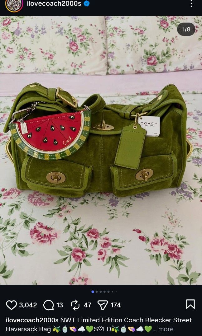 Coach Bleecker Street Haverstack Bag (Limited Edition) (Category: Luxury Bags & Wallets) located in Makati City. Submitted by makati_metro (Listing ID 1444258574, Image 3). Description: SCAM ALERT Please help report these accounta and keep our community safe from scammers. Let's look out for one another and spread awareness to prevent others from being victimized. Thank you! Link of Scammers' acct below: https://carousell.app.link/S4O3mOwg13b htt