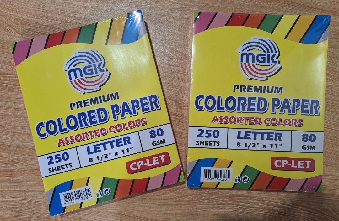 Colored paper ream assorted colors (Category: Craft Supplies & Tools) located in Quezon City. Submitted by bellemarketing (Listing ID 1444142099, Image 1). Description: Colored paper ream For pick up.