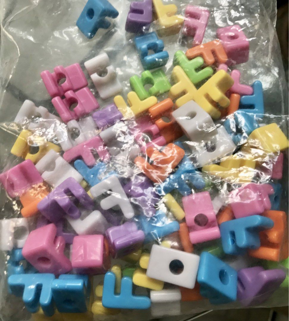 Colorful Chunky letters Craft Beads Making (Category: Craft Supplies & Tools) located in Cordon. Submitted by lala168 (Listing ID 1444184107, Image 2). Description: - Assorted colorful CHUNKY LETTERS beads for crafting LETTER U, F , O New ; 500/pack.