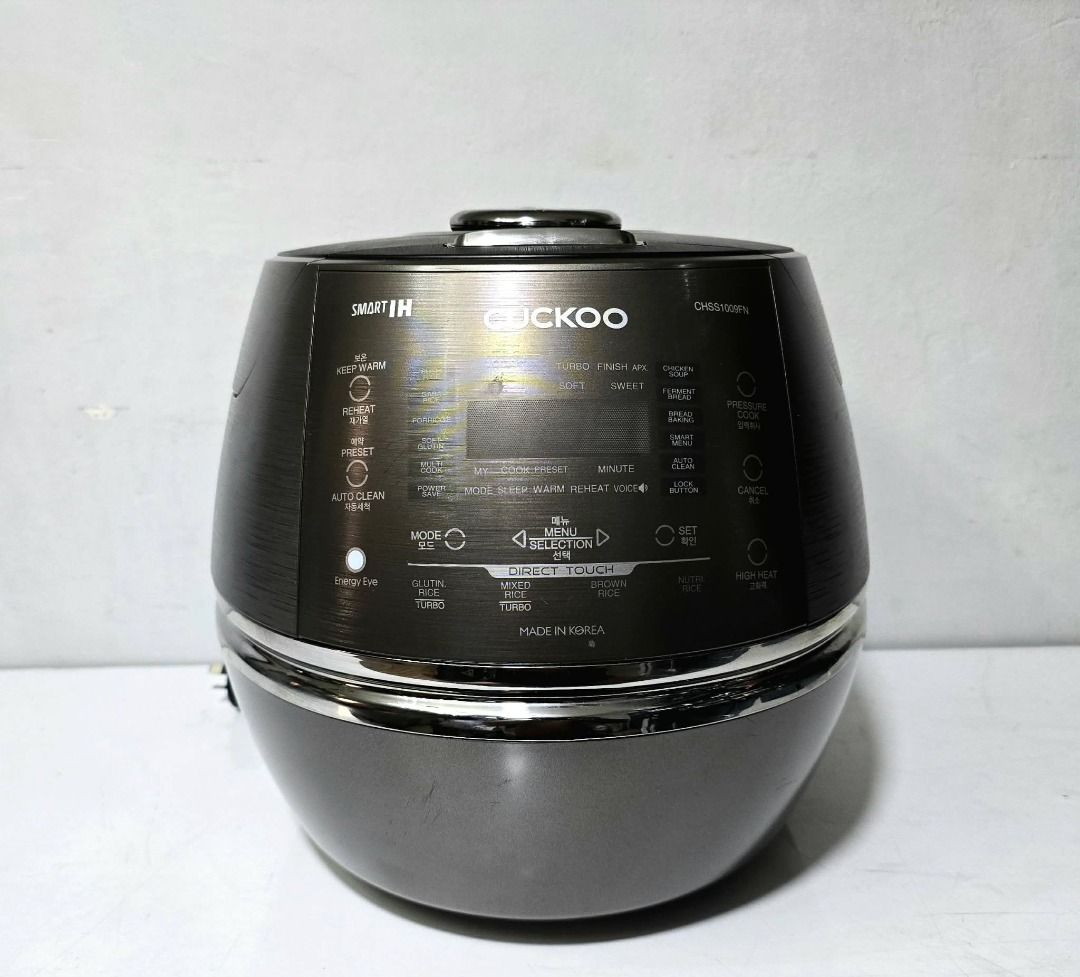 Cuckoo 10 Cups IH preassure Rice Cooker (Category: Cookers) located in Rizal. Submitted by joan5505 (Listing ID 1444146443, Image 2). Description: Cuckoo 10 Cups IH preassure Rice Cooker Australian mall pull out Used as demo unit Model CRP-CHSS1009FN Made in Korea Imported from Australia 220V Used No box As is Where Is Test all you want 10 Cups 10k.
