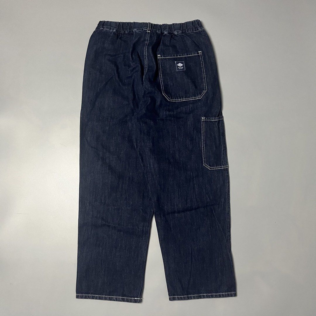 DANTON France Denim Work Pants (Category: Jeans) located in Paranaque City. Submitted by hidden_v2 (Listing ID 1444254140, Image 1). Description: DANTON France Denim Work Pants Excellent Condition Size 36 on tag No issue Width: 28-32 Length: 34.5 Thigh: 12.5 Hem: 7.5 Dm for purchase 📩 - DANTON dark wash denim pants - Comfortable elastic waistband - Classic workwear style with carpenter pocket - Made in Japan - Size 36 - Ideal for everyday wear.
