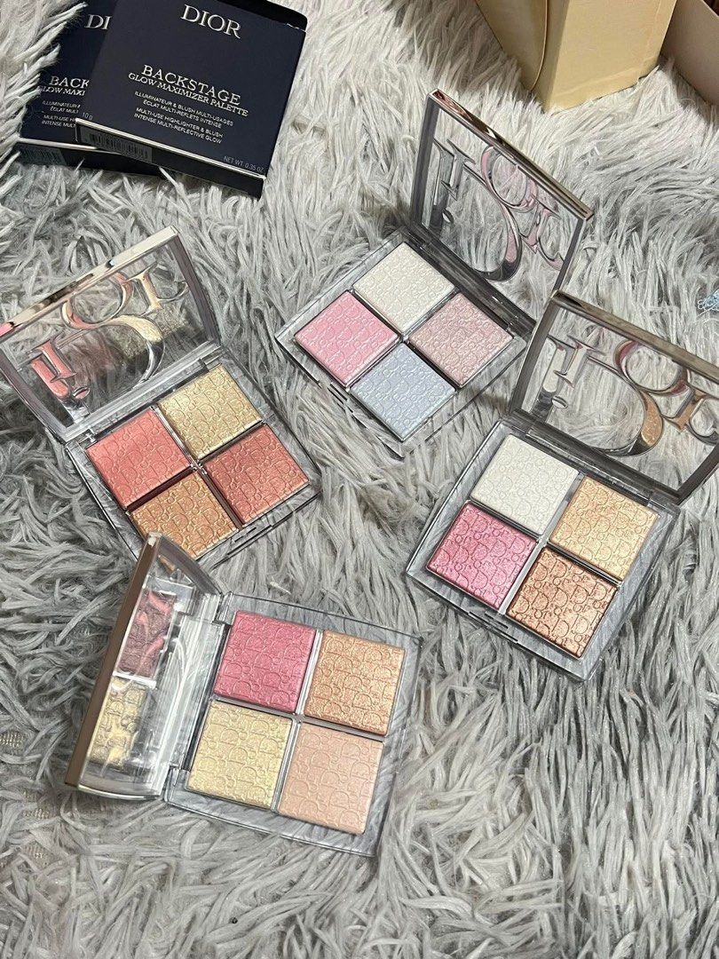 Dior Backstage Glow Face Palette (Category: Makeup) located in Quezon City. Submitted by mav1s_ (Listing ID 1444243152, Image 2). Description: - Dior Backstage Glow Face Palette - Available in multiple shades - Functions as both highlighter and blush - Adds a beautiful glow to your makeup - Each palette contains four shades - Features sleek and compact packaging - PREMIUM COPY ONLY! this is PRE ORDER! .