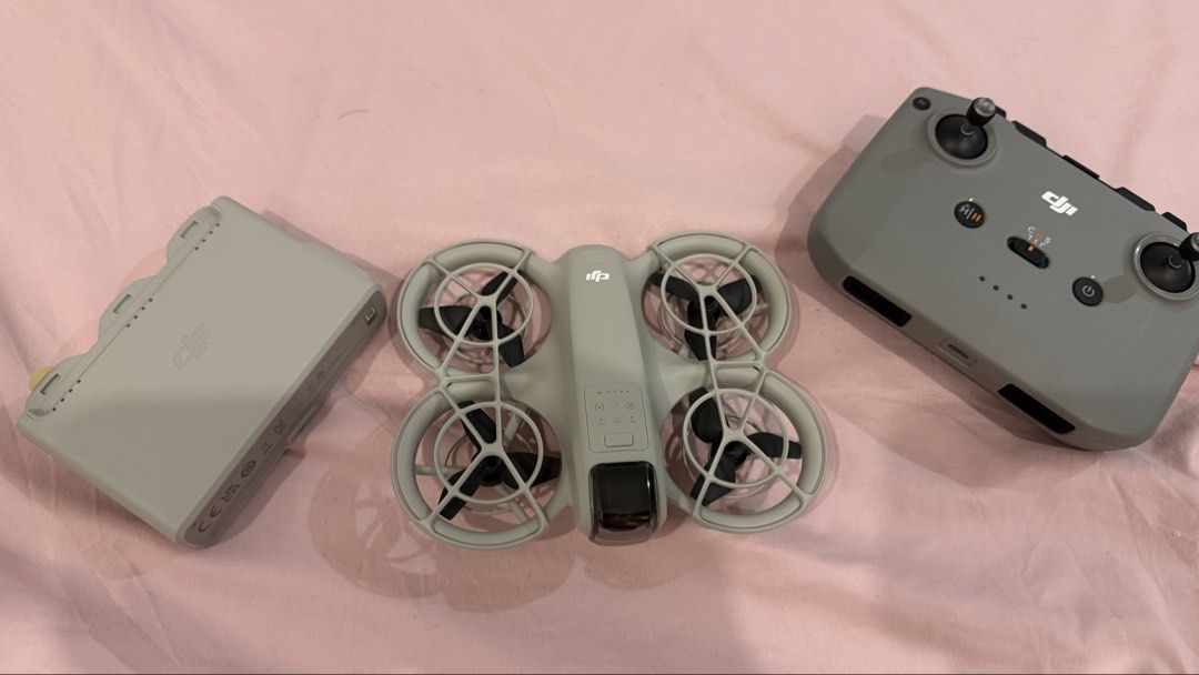 DJI Neo Fly More Combo Drone with Accessories (Category: Drones) located in Pasay City. Submitted by rodshop (Listing ID 1444293169, Image 3). Description: Selling my DJI Neo Fly More Combo in excellent condition. Perfect for beginners, travelers, and content creators looking for a lightweight and easy-to-use drone with impressive stabilization and tracking features. Included in the Package w/ box ✅ DJI Neo Drone ✅ DJI RC-N3 Controller ✅ Intellig