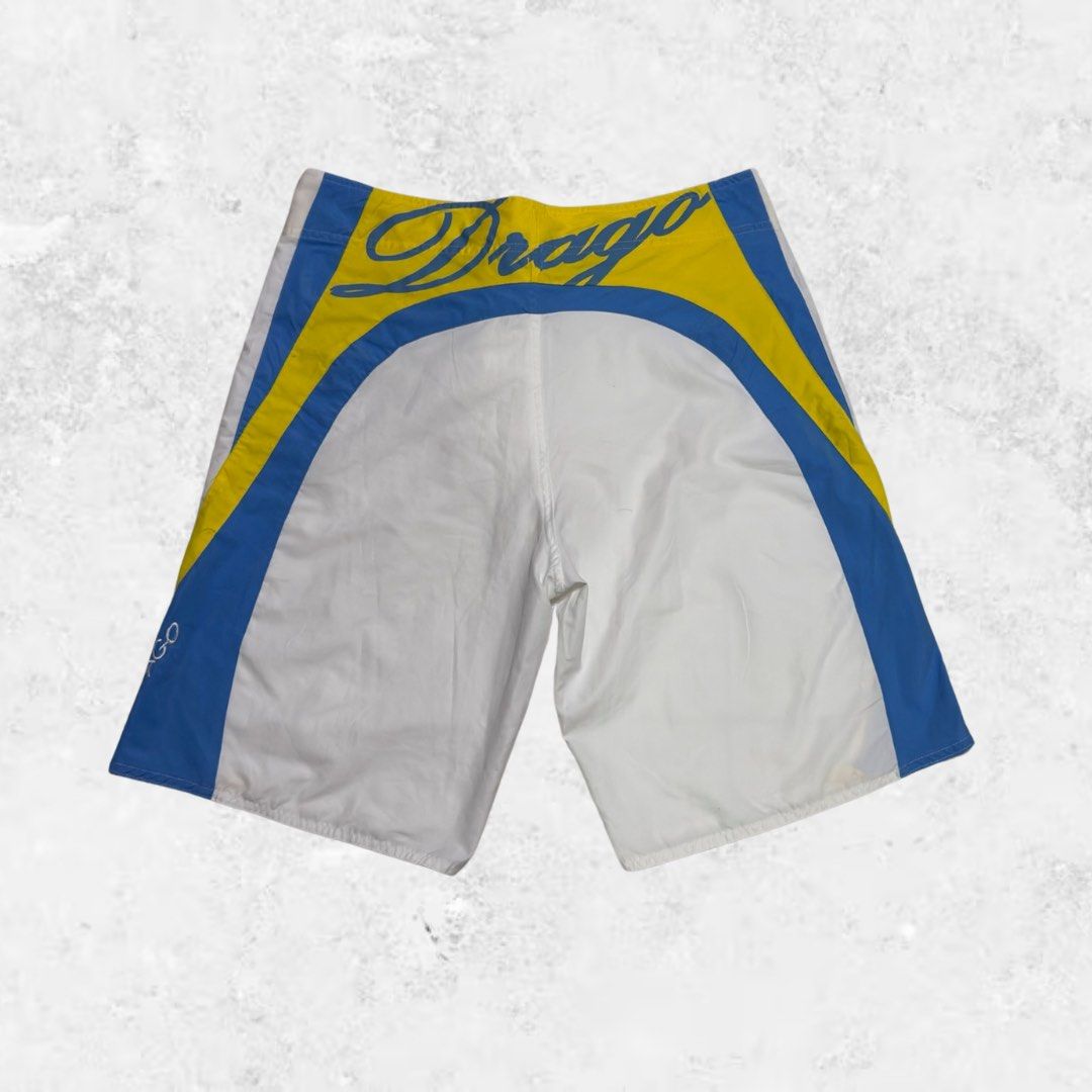 Drago Board Shorts (Category: Swim Trunks & Board Shorts) located in Bacoor. Submitted by eightbyeight (Listing ID 1444293220, Image 2). Description: Drago board shorts Size on tag: L Width: 32 Length: 22 Hem: 12 Issue(s): None Condition: 9/10 🏷️500 📦 lalamove / grab / j&t 💳 gcash / maya 🧾 first to pay basis.