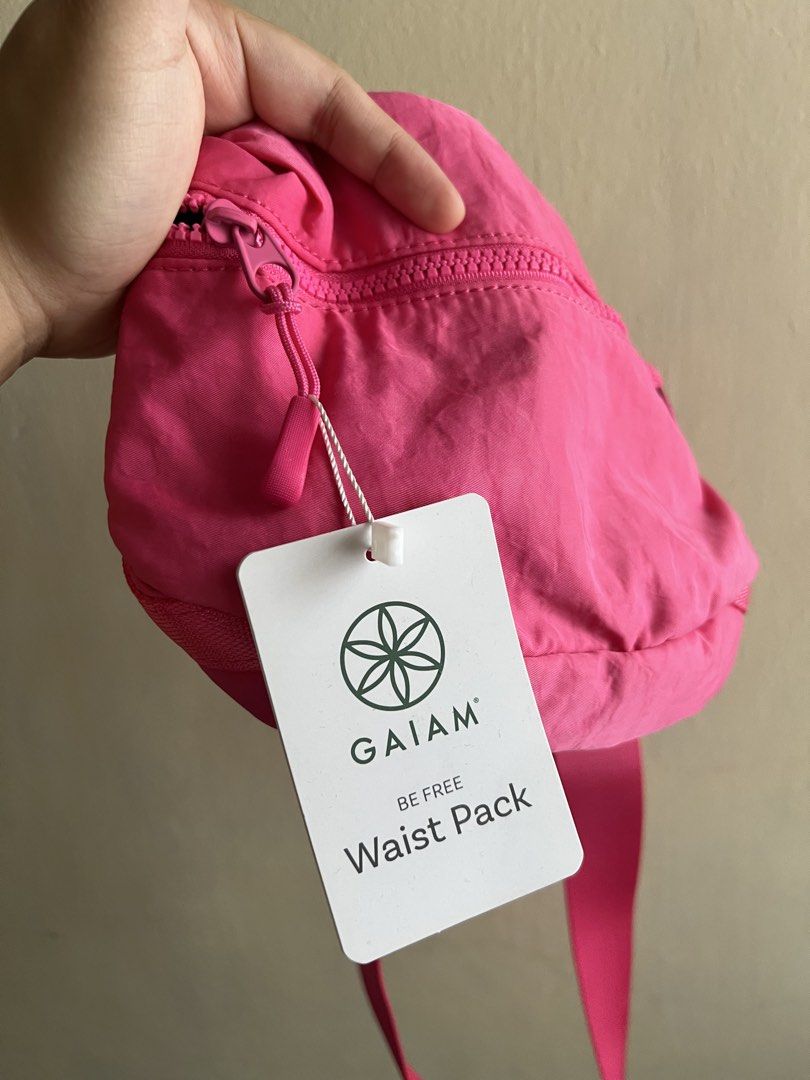 GAIAM Pink Crossbody Waist Pack - Adjustable Strap (Category: Cross-body Bags) located in Quezon City. Submitted by allstopshop (Listing ID 1444186610, Image 2). Description: - Brand new, still with tag.