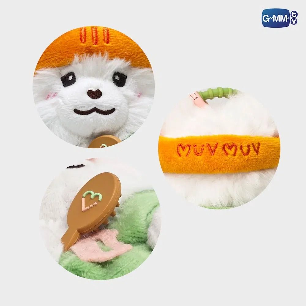 GMMTV MUVMUV VELVET DREAMS DOLL KEYCHAIN (MILKLOVE), Toys