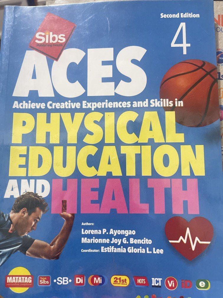 Grade 4 book ACES p.e and health (Category: Textbooks) located in Muntinlupa City. Submitted by calmriver_1ff07e (Listing ID 1444244449, Image 1). Description: .