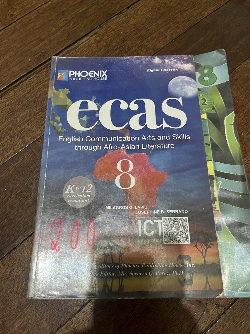 GRADE 8 BOOKS (Phoenix, St. Bernadette, & St. Andrew) (Category: Textbooks) located in Manila. Submitted by 1.yowen (Listing ID 1444282834, Image 2). Description: grade 8 QCA books for sale! ecas (phoenix) florante at laura by tomas c. ongoco sinamar (st. andrew) - mop: gcash or cod (has extra fee) - mod: lalamove 📍 tandang sora, qc.