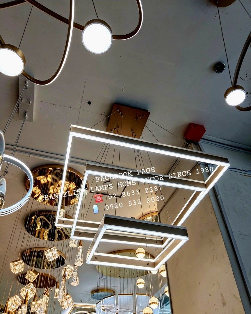 Hanging modern lamps Chandelier (Category: Lighting) located in Manila. Submitted by aranyailawan (Listing ID 1444141345, Image 3). Description: 🪬🧿 COLLECTING ORDERS🧿🪬 SAME DAY DELIVERY SHIPPING We're now open to serve you DESIGN ORDER NAME ADDRESS LANDMARK CELLPHONE NUMBERC.O.D Metro Manila only W/ delivery fee PAYMENT FIRST Province Area W/ Shipping fee FACEBOOK PAGE Chandelier Lamps Home Decor Since 1980 ☎️ 02 8633 2287 📱0920 532 2080#Mod