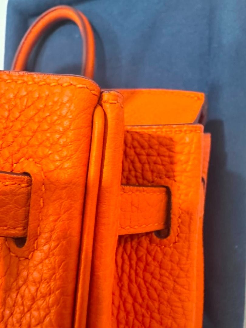Hermes Birkin 25 (Togo Leather) (Category: Luxury Bags & Wallets) located in Quezon City. Submitted by allysonne333 (Listing ID 1444289646, Image 2). Description: - Complete with original inclusions (dustbag, box, twilly scarf, etc.) - Stamp: R - Price negotiable - DM for more info!.