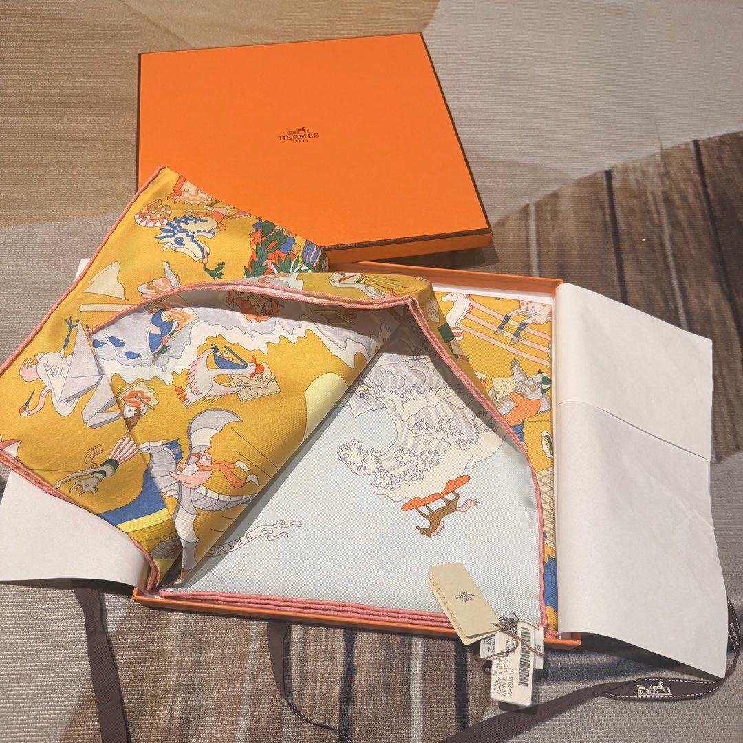 Hermes Scarf 90x90 (Category: Luxury Accessories) located in Quezon City. Submitted by luxury.shop_ph (Listing ID 1444272131, Image 2). Description: Brandnew with box and tags.