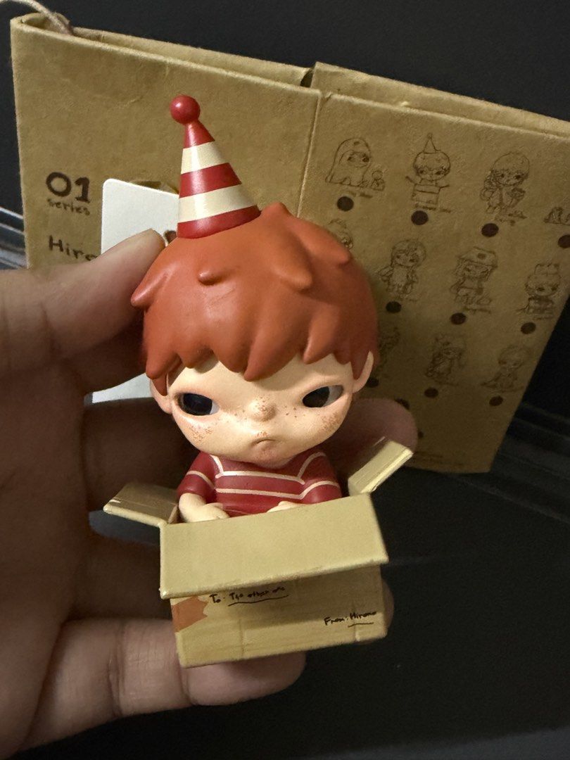 Hirono The Other One - Nowhere Safe (Category: Designer & Blind Box Toys) located in Quezon City. Submitted by ciieshop (Listing ID 1444301742, Image 2). Description: Liked new (Stored in Display Case) With folded box and card Rfs: Need funds.