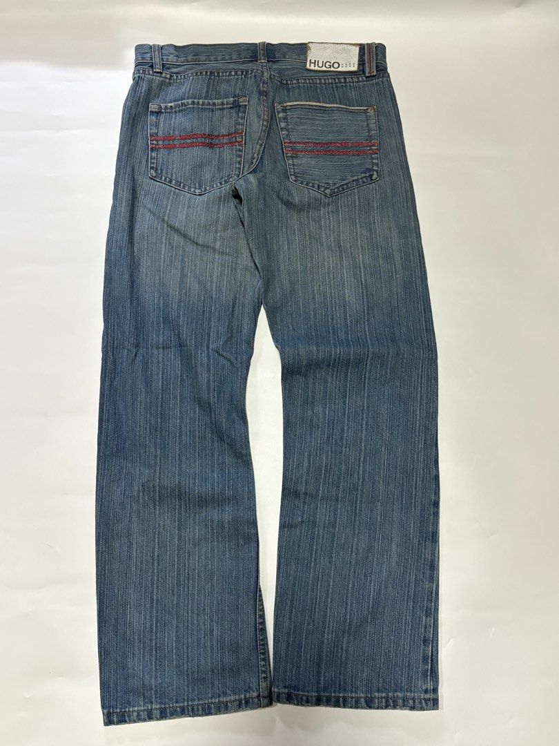 Hugo Boss Denim Pants (Category: Jeans) located in Bulacan. Submitted by thriftzey (Listing ID 1444165506, Image 1). Description: Hugo Boss Denim Pants Waistline: 32 Length: 40 Thigh: 12 Leg op: 9.