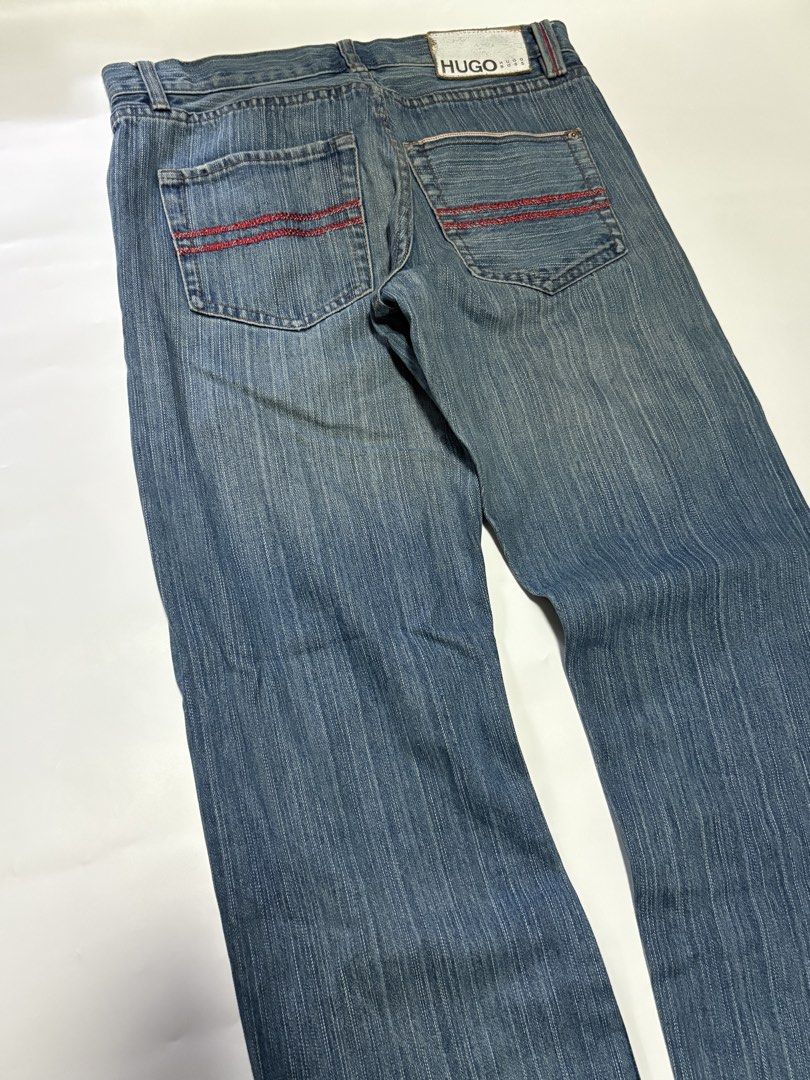 Hugo Boss Denim Pants (Category: Jeans) located in Bulacan. Submitted by thriftzey (Listing ID 1444165506, Image 3). Description: Hugo Boss Denim Pants Waistline: 32 Length: 40 Thigh: 12 Leg op: 9.
