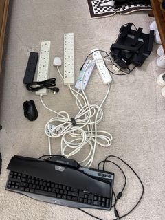 Logitech Keyboard and Mouse Set with Multiple Power Strips496087463719741440