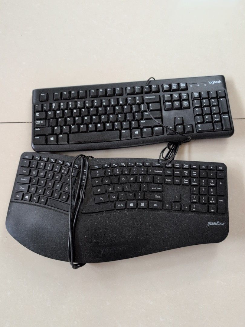 Logitech Keyboard and Ergonomic Keyboard Bundle483857804821145600