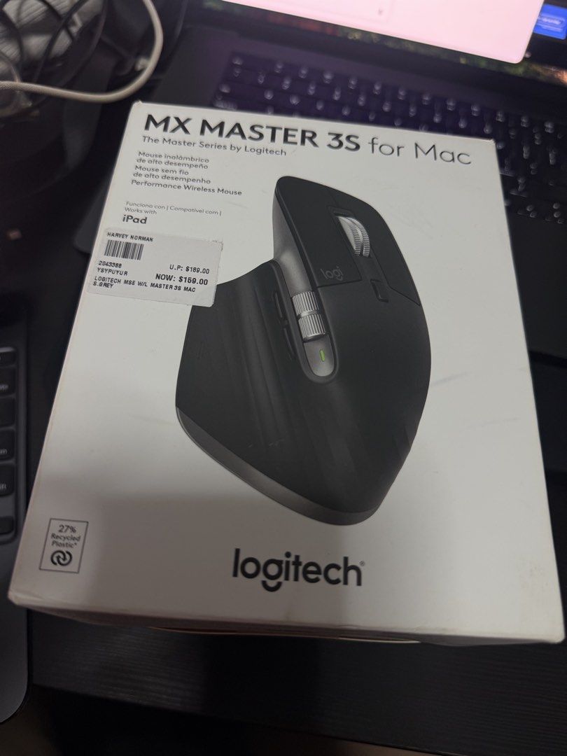 Logitech MX Master 3S for Mac Wireless Mouse484122039734118401