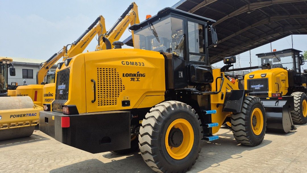 LONKING WHEEL LOADER CDM833 1.8CBM, JOYSTICK (Category: Construction Tools & Equipment) located in Quezon City. Submitted by depedrochristianjay07 (Listing ID 1444139634, Image 3). Description: ✅ ️Free PMS Labor & Filters ✅ ️Free Basic Tools ✅ ️Free Warning Device ✅️ 1year or 2,000hrs warranty, whichever comes first ✅️ Free Delivery within Metro Manila AFFORDABLE AND RELIABLE BRAND NEW UNITS FOR SALE ‼️‼️‼️ LONKING WHEEL LOADER CDM833 1.8CBM, JOY