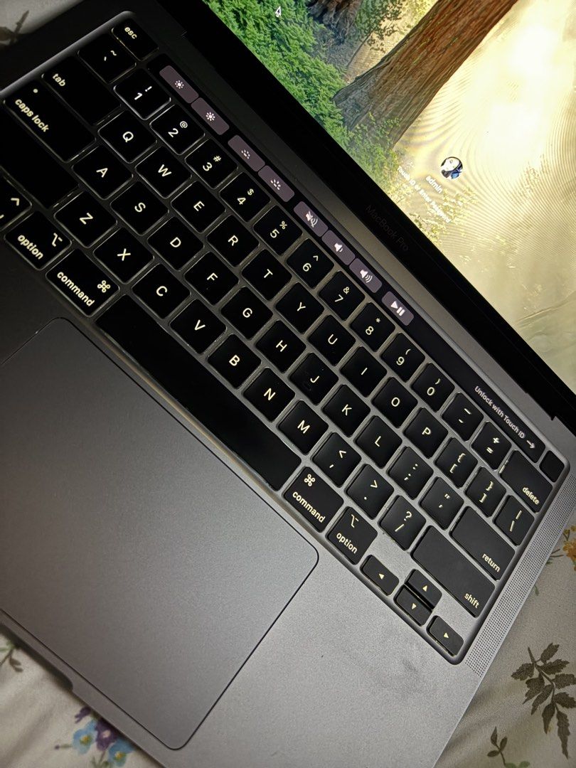 MacBook Pro 13-inch M1 2020 (Category: Laptops & Notebooks) located in Manila. Submitted by babyjemmi (Listing ID 1444275324, Image 3). Description: MacBook Pro 13-inch 2020 - M1 Chip - 8GB/256GB - Space Gray - Purchased in 2024, barely used - Runs macOS Monterey - Selling due to upgrade - 94% Battery Health - 90 Cycle Count Comes with - Original charger - Mouse Expired warranty No box Meet up only Cainta.