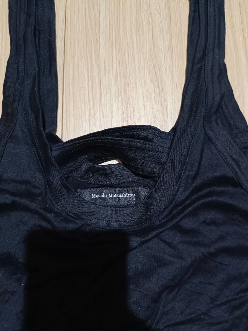 Masaki Matsushima tank top (Category: Sleeveless) located in Davao. Submitted by plan-b (Listing ID 1444238781, Image 3). Description: Size - small Dimes - 15.5x25 Good condition.