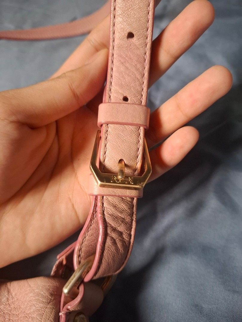 MCM Embossed Monogram Leather Slouched Hobo (Category: Luxury Bags & Wallets) located in Manila. Submitted by yelenarari (Listing ID 1444118823, Image 2). Description: Authentic MCM Embossed Monogram Leather Slouched Hobo good condition rfs: need funds.